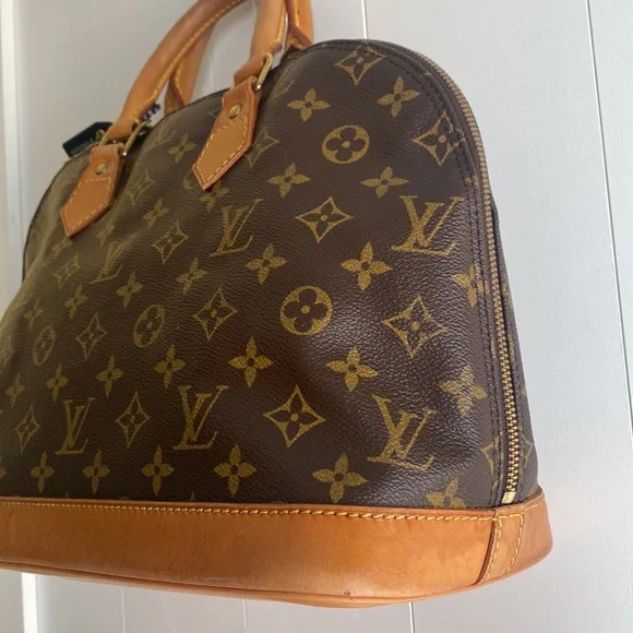 Louis Vuitton Monogram ALMA PM SATCHEL BAG ~💯  Authentic - Picture 13 of 15